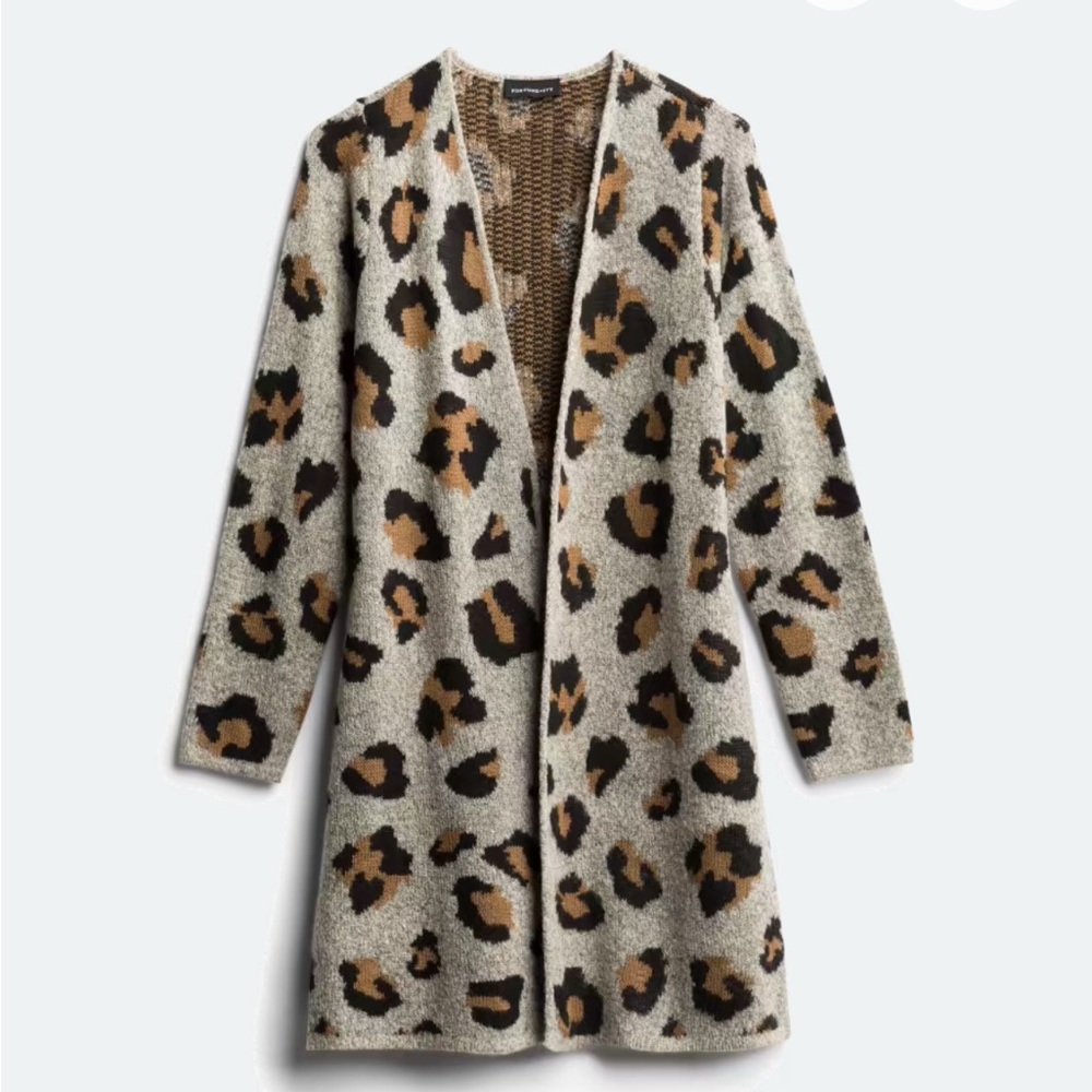 Leopard Print Cardigan